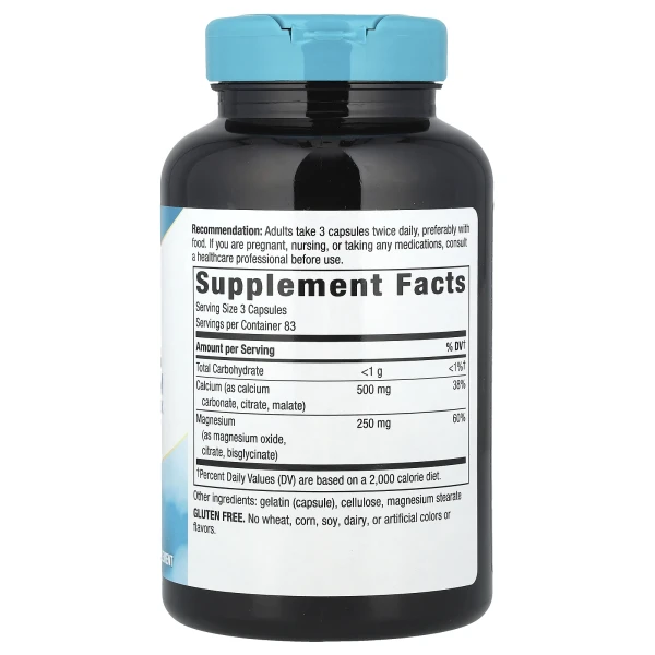 Кальцій та магній Nature's Way (Calcium and Magnesium) 750 мг 250 капсул