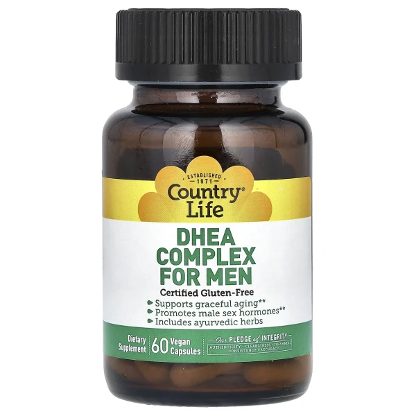 Комплекс ДГЭА для мужчин Country Life (DHEA Complex For Men) 60 капсул