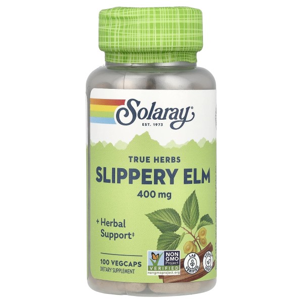 Скользкий Вяз (Slippery Elm) 400 мг 100 капсул