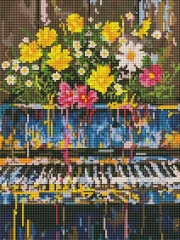 Алмазна мозаїка Експресія музики 30x40 Brushme