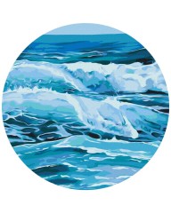 Картина за номерами кругла Без меж © Iryna Ponna 40 х 40 Brushme