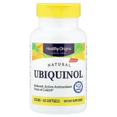 Убіхінол коензим Q10 Healthy Origins (CoQ10) 100 мг 60 м'яких капсул