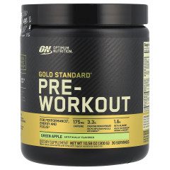 Optimum Nutrition, передтренувальний комплекс Gold Standard®, зелене яблуко, 300 г