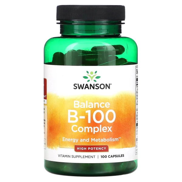 Високоефективний комплекс B-100 Swanson (Balance B-100 Complex) 100 капсул