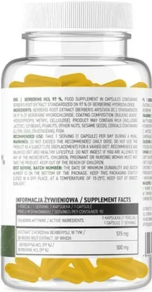 Ostrovit Берберин HCL Berberine 90 капсул