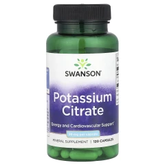 Цитрат калію Swanson (Potassium Citrate) 99 мг 120 капсул