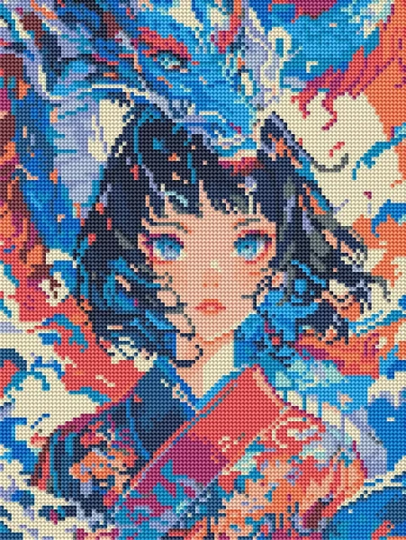 Алмазная мозаика Миссия самурая 30x40 Brushme