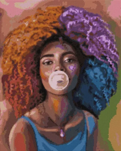 Алмазна мозаїка В стилі хуба-буба 40x50 Brushme
