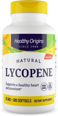 Лікопін, Natural Lycopene, Healthy Origins, 15 мг, 180 гелевих капсул