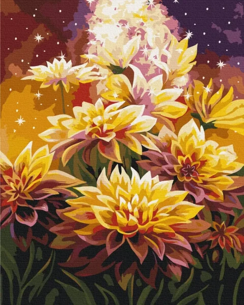 Картина за номерами Космічні квіти © Anna Steshenko  Brushme 48x60