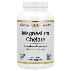 California Gold Nutrition, хелат магнію з кальцієм, 270 таблеток