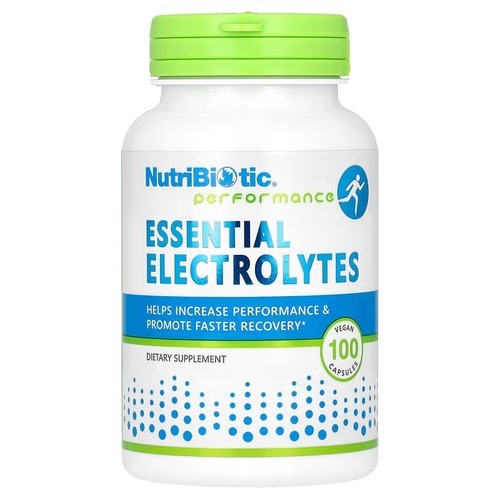 Електроліти для продуктивності NutriBiotic (Performance Essential Electrolytes) 100 капсул