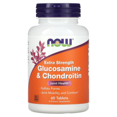 Глюкозамін і Хондроїтин Now Foods (Glucosamine &amp; Chondroitin) 60 таблеток