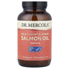 Жир дикого аляскинського лосося (Wild Caught Alaskan Salmon Oil) 1000 мг 90 капсул