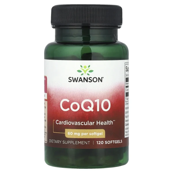 Коэнзим Q10 Swanson (Ultra CoQ10) 60 мг 120 капсул