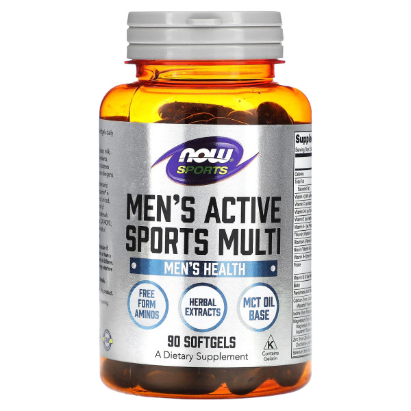 Мультивітаміни для чоловіків Now Foods (Men's Extreme MultiSports) 90 капсул