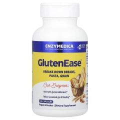 Ферменти для перетравлення глютена Enzymedica (GlutenEase) 120 капсул