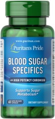 Підтримка рівня цукру в крові Puritan's Pride (Blood Sugar Specifics) 60 капсул
