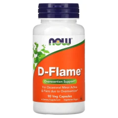 NOW Foods, D-Flame, 90 рослинних капсул