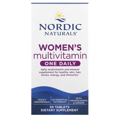 Мультивитамин для женщин One Daily Nordic Naturals (Women's Multivitamin One Daily) 30 таблеток
