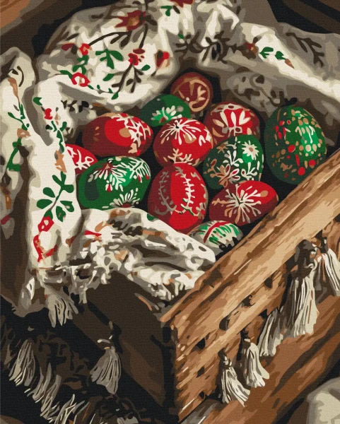 Картина за номерами Святкові писанки  Brushme 40x50