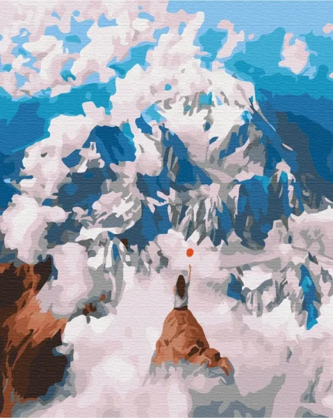 Картина за номерами На вершині світу  Brushme 48x60