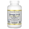 Норвезький риб'ячий жир з омега 3-6-9 та олією огірочника (Omega 3-6-9 with borage oil) 180 капсул зі смаком лимону