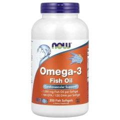 Омега-3 Now Foods (Omega-3 180 EPA/120 DHA) 200 капсул з риб'ячого желатину