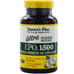 Масло вечірньої примули Nature's Plus (Ultra EPO 1500) 60 капсул
