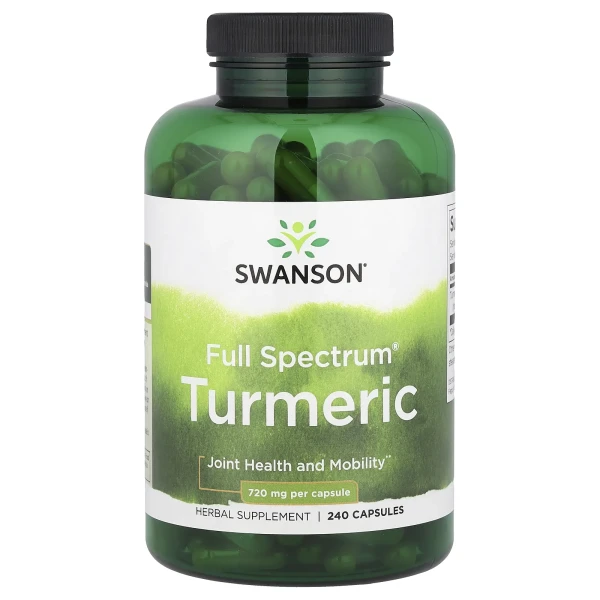 Куркума Swanson (Full Spectrum Turmeric) 720 мг 240 капсул