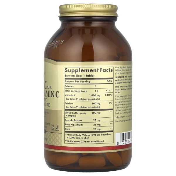 Вітамін C Solgar (Ester-C Plus) 1000 мг 180 таблеток