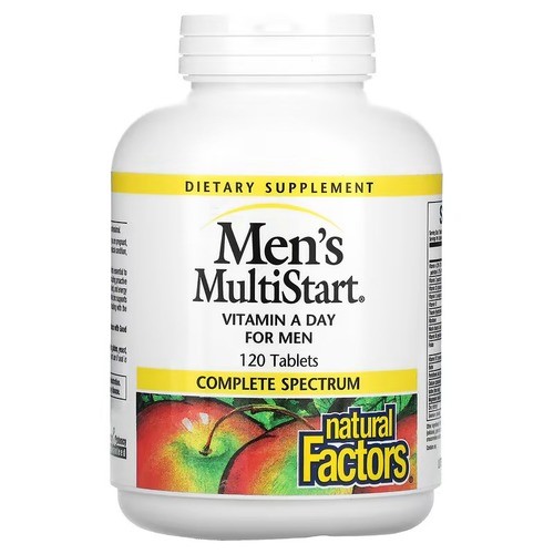 Мультивитамины для мужчин Natural Factors (Men's MultiStart) 120 таблеток