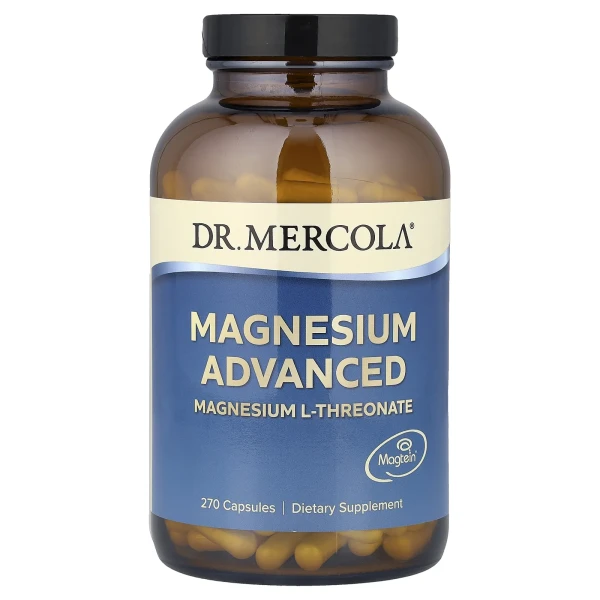 Улучшенный магний Dr. Mercola (Magnesium L-Threonate) 270 капсул