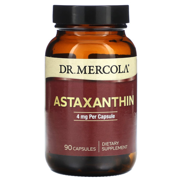 Астаксантин Dr. Mercola (Astaxanthin) 4 мг 90 капсул
