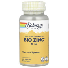 Біо Цинк Solaray (Bio Zinc) 100 капсул