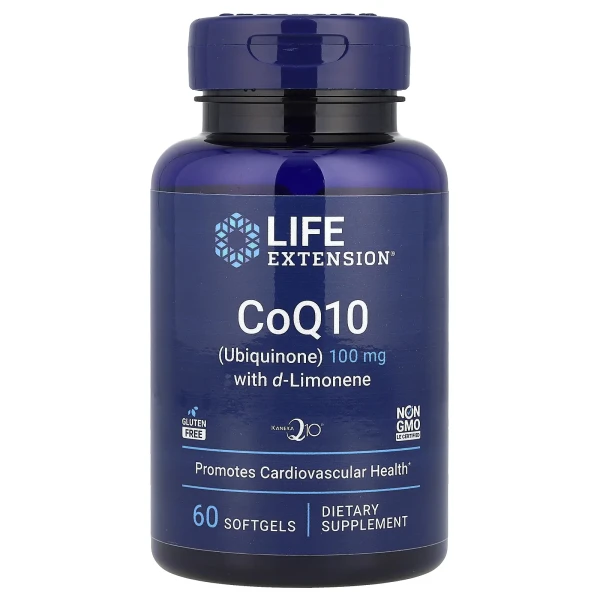 Високозасвоюваний коензим Q10 Life Extension (Super Absorbable CoQ10) 100 мг 60 капсул