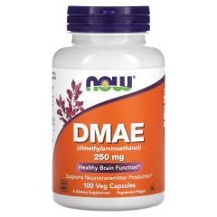 Диметиламіноетанол Now Foods (DMAE) 250 мг 100 капсул