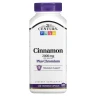 Екстракт кориці плюс хром 21st Century (Cinnamon Plus Chromium) 2000 мг/400 мкг 120 капсул