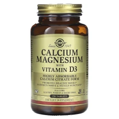 Кальцій та магній з вітаміном D3 Solgar (Calcium Magnesium with vitamin D3) 150 таблеток