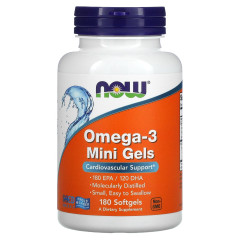 Омега-3 (Omega-3 Mini Gels 180 EPA/120 DHA) 180 капсул
