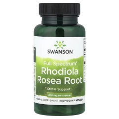 Родіола рожева Swanson (Rhodiola Rosea Root) 400 мг 100 капсул