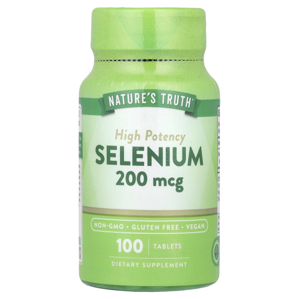 Селен Nature's Truth (Selenium) 200 мкг 100 таблеток