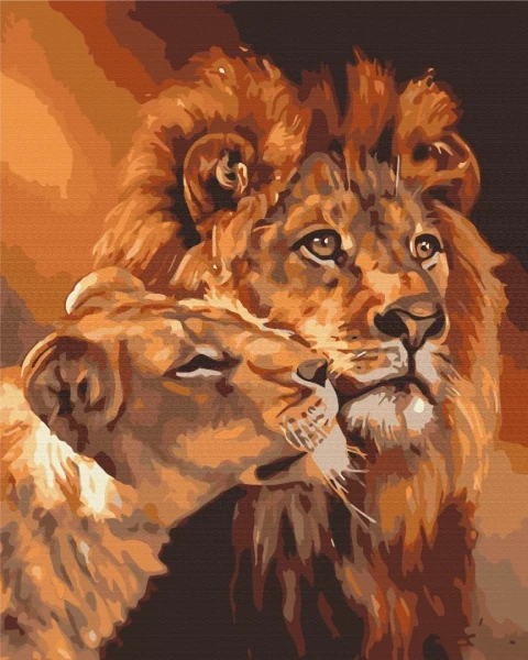 Картина за номерами Левина любов 40x50 Brushme