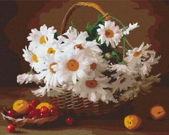 Картина за номерами Польові ромашки 40x50 Brushme