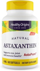 Астаксантин Healthy Origins (Astaxanthin) 4 мг 60 гелевых капсул