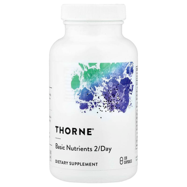 Мультивитамины и мультиминералы Thorne (Basic Nutrients 2/Day) 2 в день 120 капсул