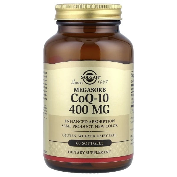 Коэнзим Q10 Solgar (Megasorb CoQ-10) 400 мг 60 капсул