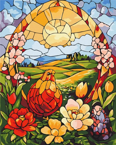 Картина за номерами Святковий ранок  Brushme 40x50