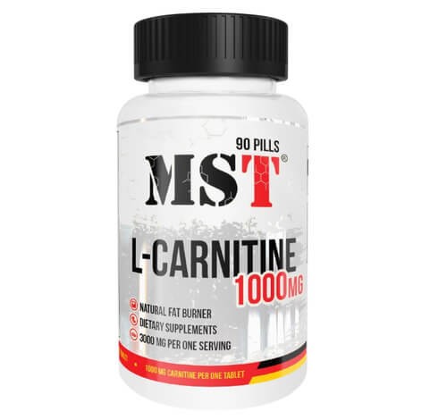 L-карнітин 1000 мг MST (L-Carnitine) 90 таблеток