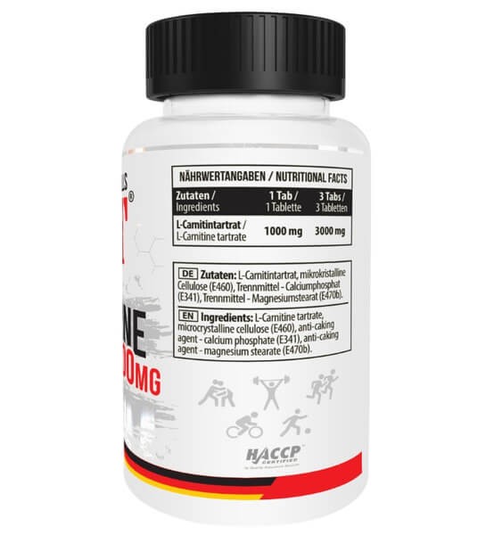 L-карнітин 1000 мг MST (L-Carnitine) 90 таблеток
